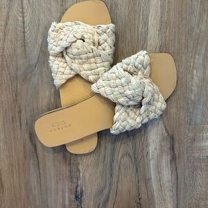 ASOS Beige Woven Sandals